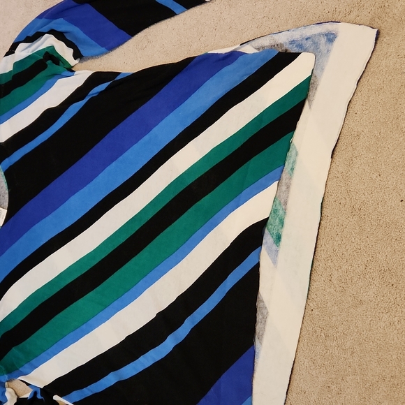 Lane Bryant NEW Acemtrical Hem Light Weight Long Sleeve Tunic 18/20 NWT W-547 - Picture 2 of 8